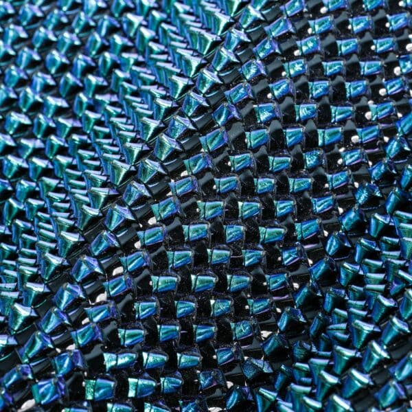 MESH MAT PUNK BLACK PATENT+LAMINATED